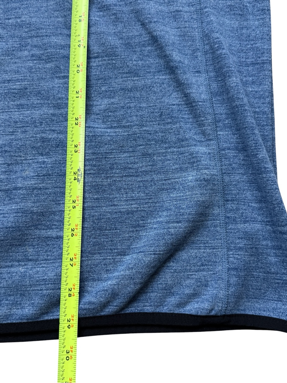 Avalanche Outdoor Supply Co Blue Heather Quarter Zip Performance Pullover XL - Picture 7 of 11